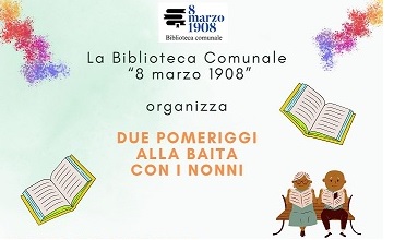 Pomeriggi alla baita con i nonni: letture e laboratori per bambini (martedì 10 settembre e martedì 8 ottobre)