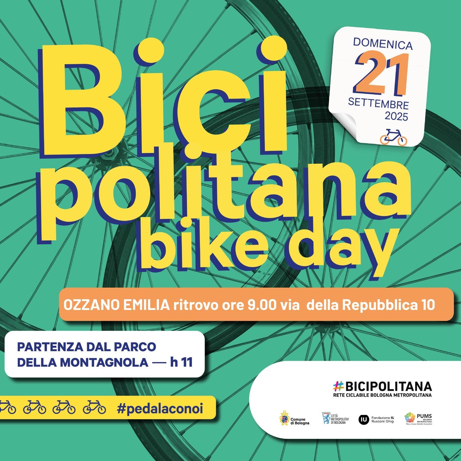 Settimana Europea della Mobilità. Appuntamento ad Ozzano è per domenica 21 settembre