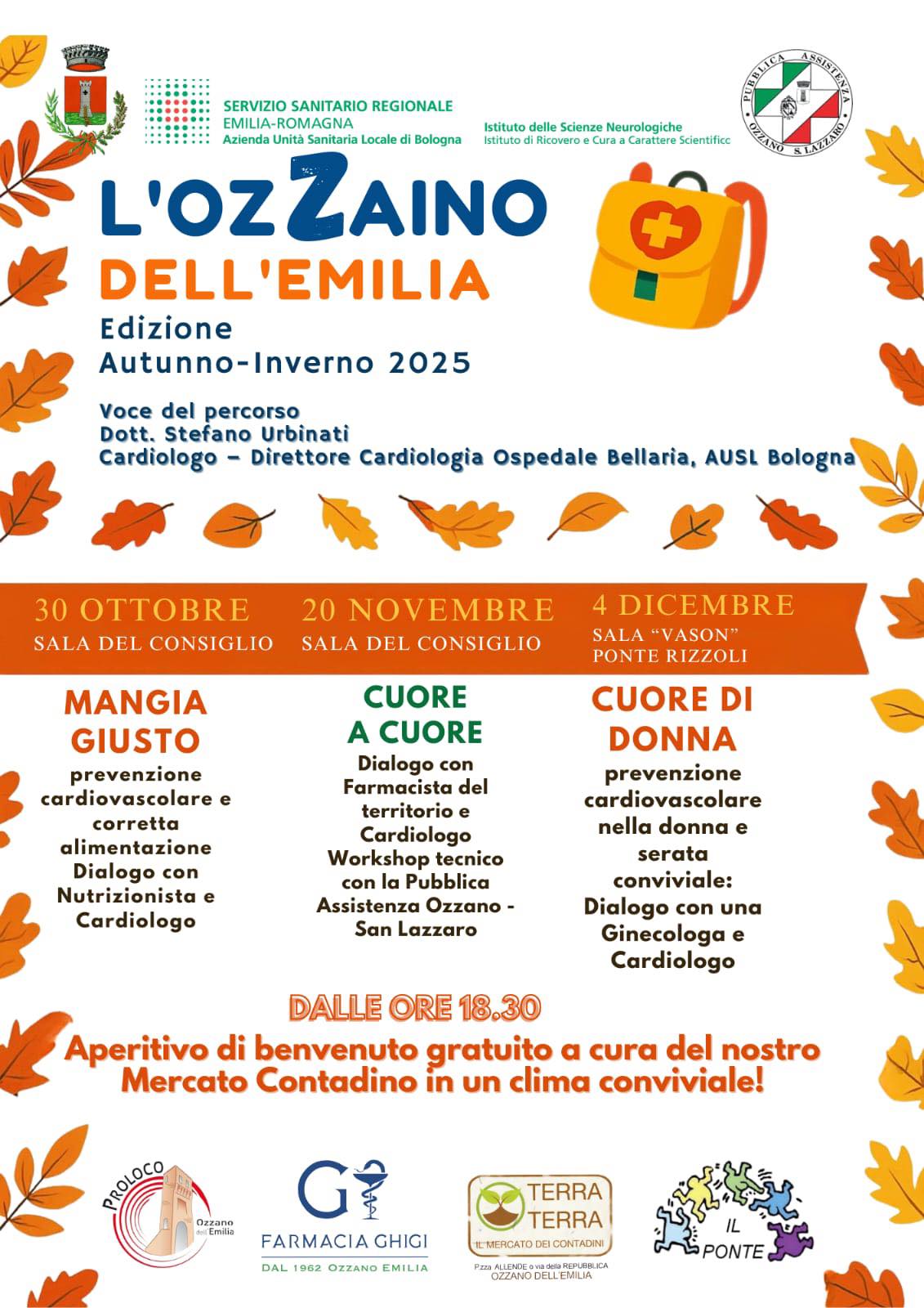 L’OzZaino dell’Emilia – Core Lab: Dialoghi per il cuore - Percorso di prevenzione e salute pubblica dedicato al benessere cardiovascolare