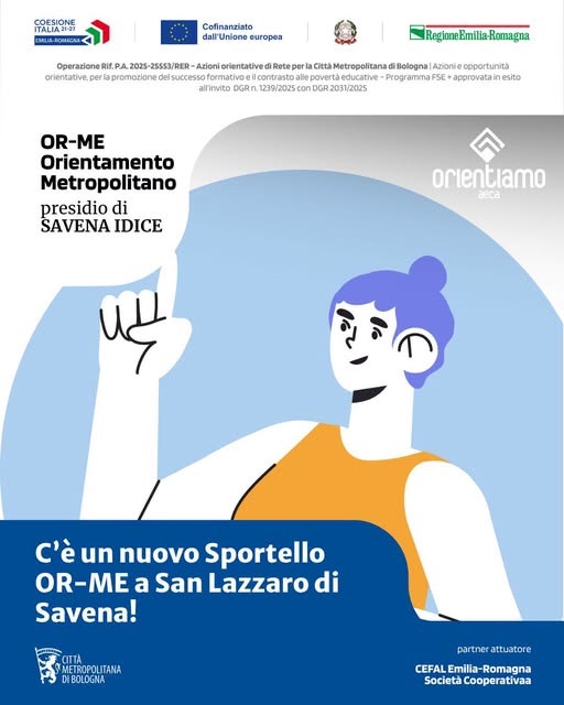 Nasce OR.ME, lo sportello metropolitano di orientamento e ri-orientamento per i giovani