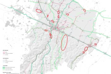 Mappa bicipolitana  - Città metropolitana bolognese