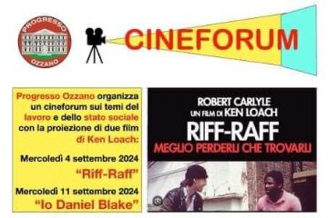 Film al parco di Villa Maccaferri: proiezione di "I, Daniel Blake" di Ken Loach