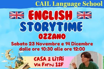Il laboratorio di Letture Animate in Inglese di CAIL propone due date tra novembre e dicembre