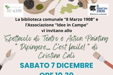 Dipingere c'est plus facile: teatro ed action painting per ragazzi