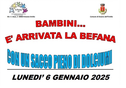 Bambini, è arrivata la Befana!