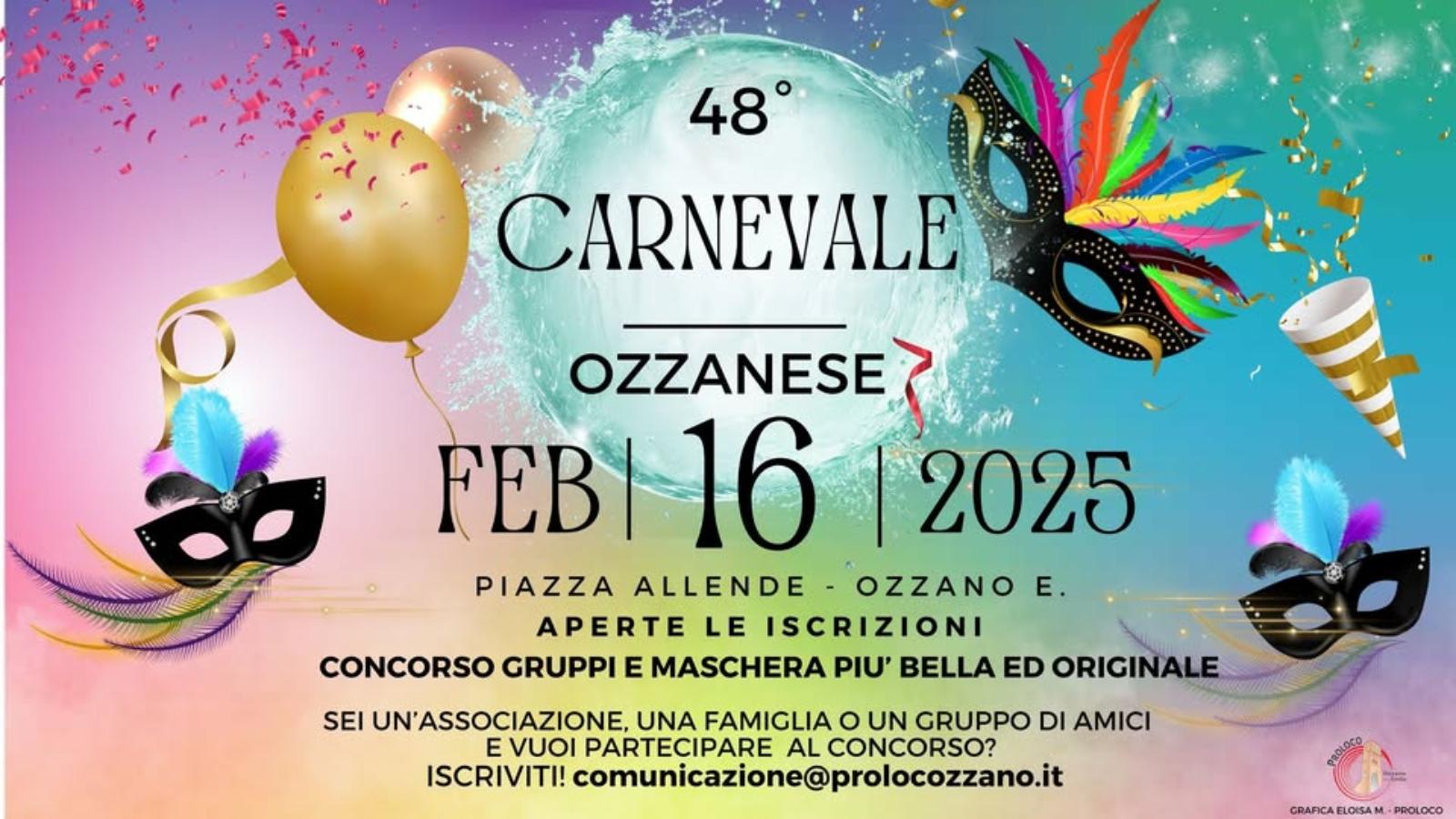 48a edizione del Carnevale ozzanese