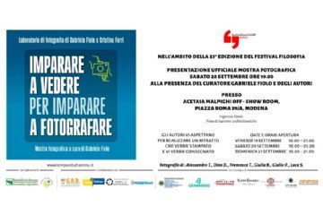 Festivalfilosofia2025 - Modena ospita la mostra del fotogiornalista ozzanese Gabriele Fiolo dell'’Associazione Fotografica Tempo e Diaframma APS