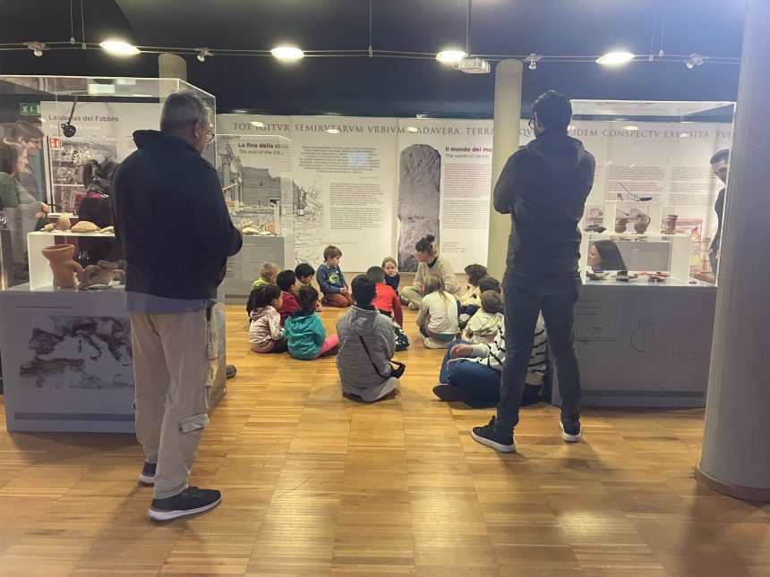 laboratorio bilingue al museo di Claterna