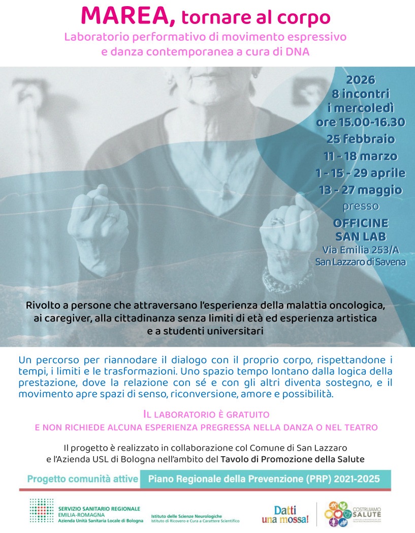 MAREA, tornare al corpo. Laboratorio a cura di DNA