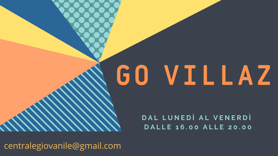 Tante nuove proposte e attività al Centro Giovanile Go Villaz di Ozzano - Da ottobre e nei prossimi mesi riprendono le attività curate dal centro giovanile di Ozzano