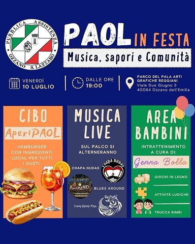 PAOL in festa: musica, sapori, comunità