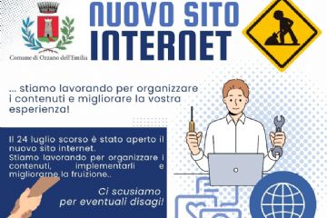Il nuovo sito del Comune di Ozzano Emilia è in allestimento. Ci scusiamo per eventuali disagi.