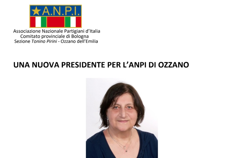 Nuova Presidente per Anpi Ozzano