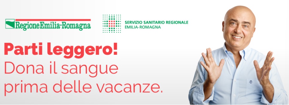 Parti leggero, prenota e dona il sangue prima delle vacanze - Campagna regionale per la promozione della donazione di sangue durante il periodo estivo
